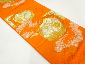 筆箱模様織出し袋帯